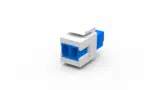 Keystone Inline Coupler Fiber Optic LC/UPC to LC/UPC Duplex
