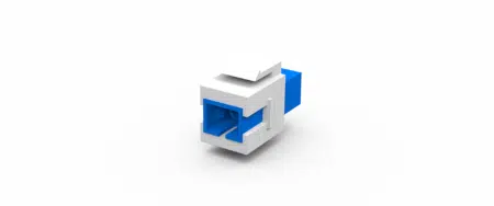 Keystone Inline Coupler Fiber Optic SC/UPC to SC/UPC Simplex