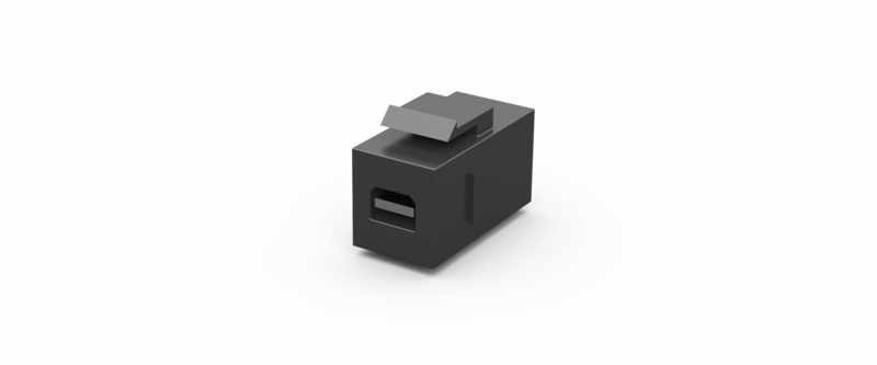 Keystone Inline Coupler Mini-DisplayPort