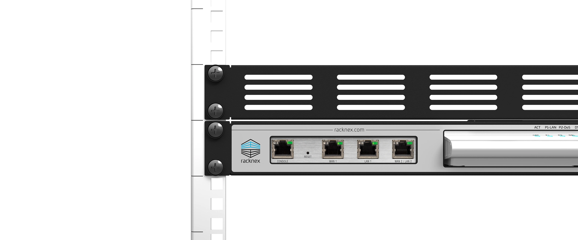 19 inch DrayTek Vigor 167 and UniFi USG rack - NM-DRA-002