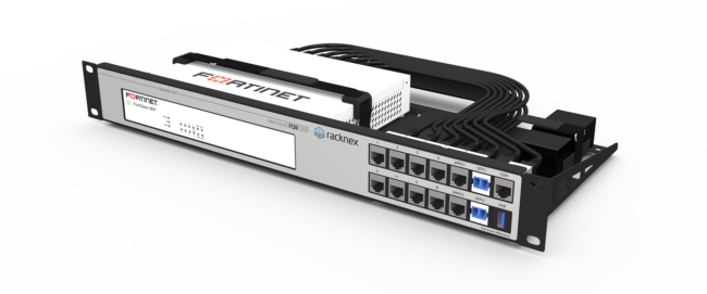 Fortinet Rack Kit Front Panel Fortinet FortiGate 80F / 81F Rack Kit | NM-FOR-009 | racknex