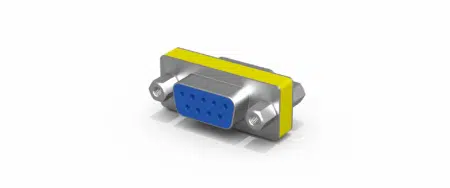 Serial mini gender changer D-Sub 9 F/F