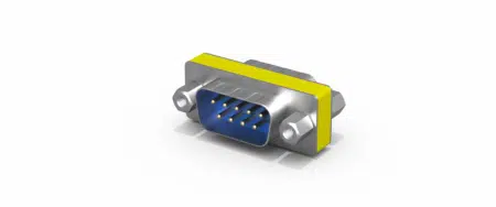 Serial mini gender changer D-Sub 9 M/M