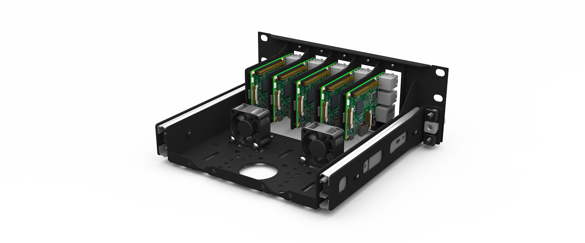 10" Raspberry Pi rack mount