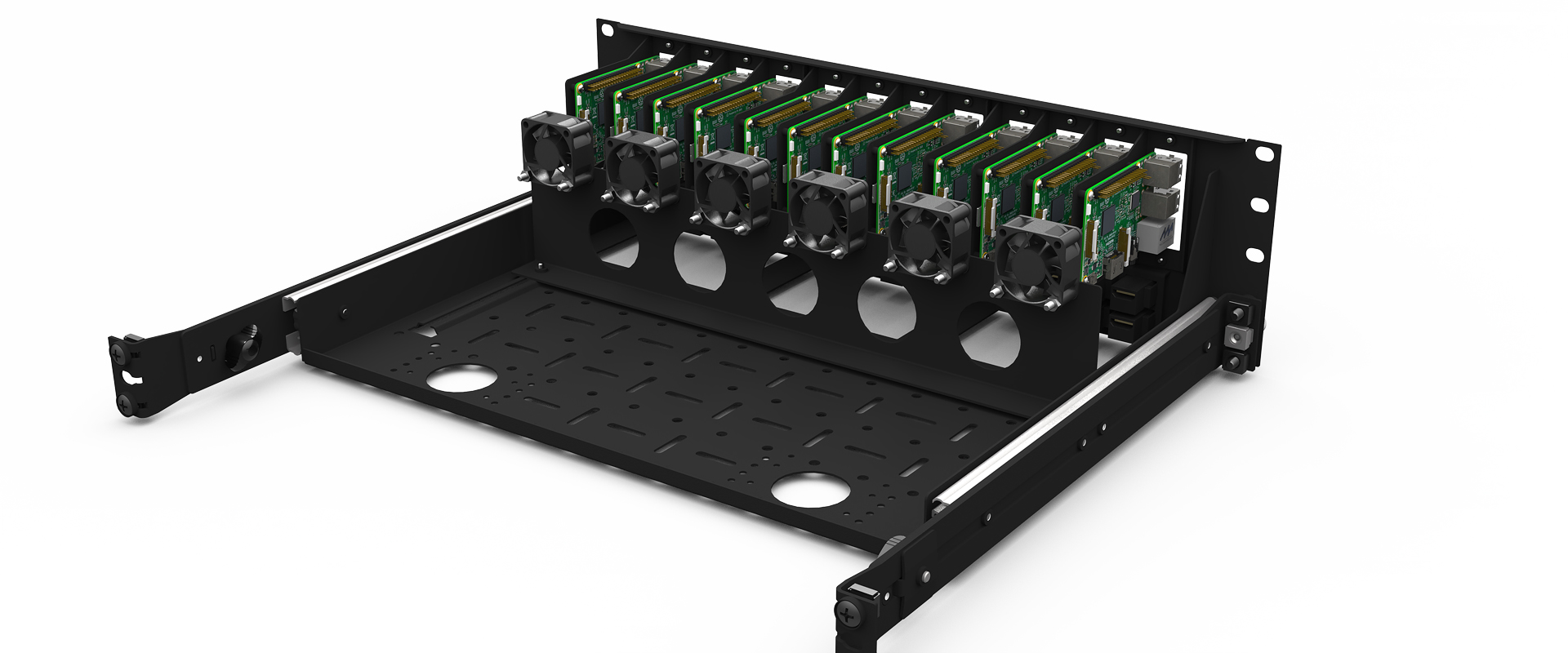 19" 3U Raspberry Pi Rack Mount - UM-SBC-211