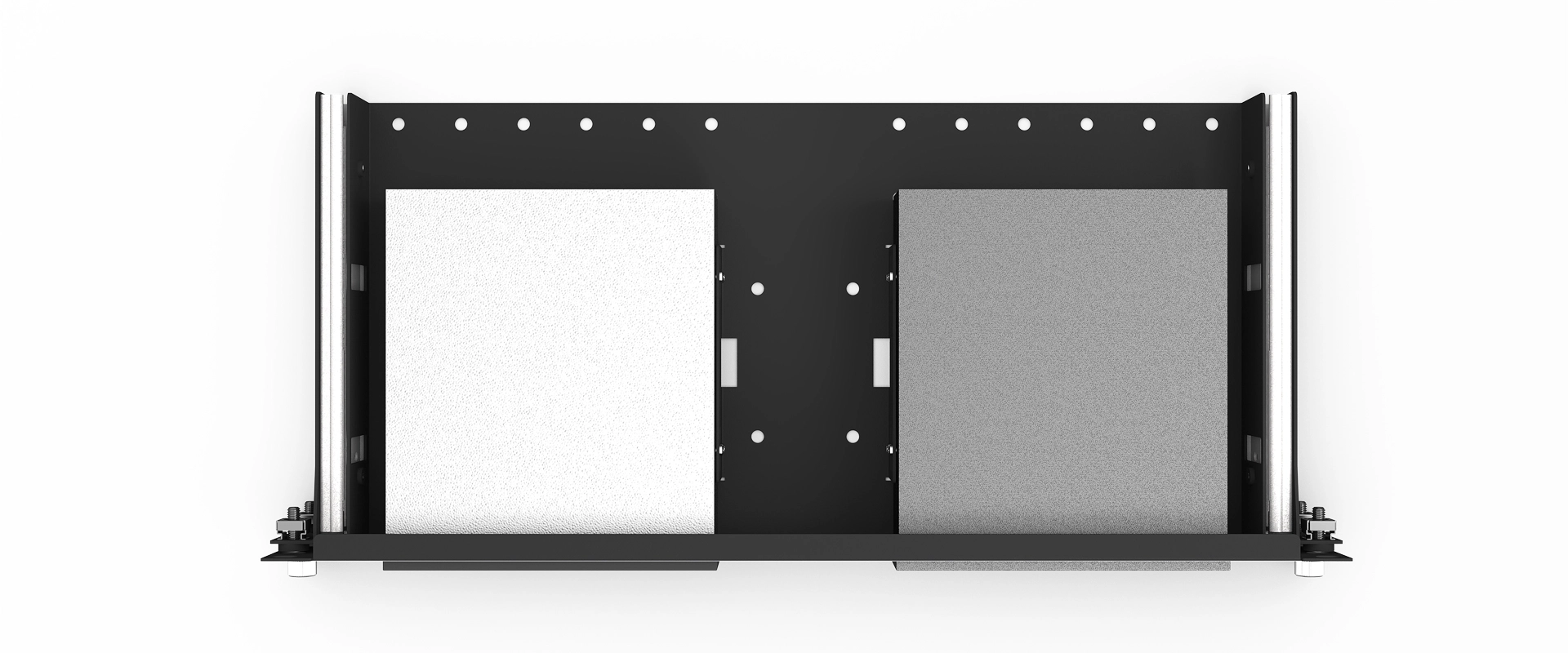 5.25" half height rackmount kit - UM-BAY-201