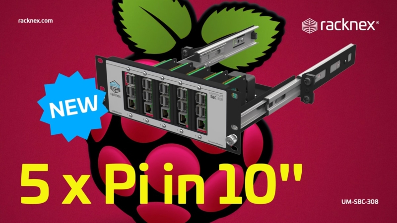 5x Raspberry Pi in 10 inch | racknex