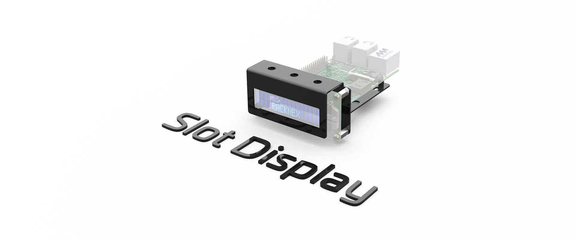 16x2 LCD Slot Bracket (zr-sbc-701) - without Display