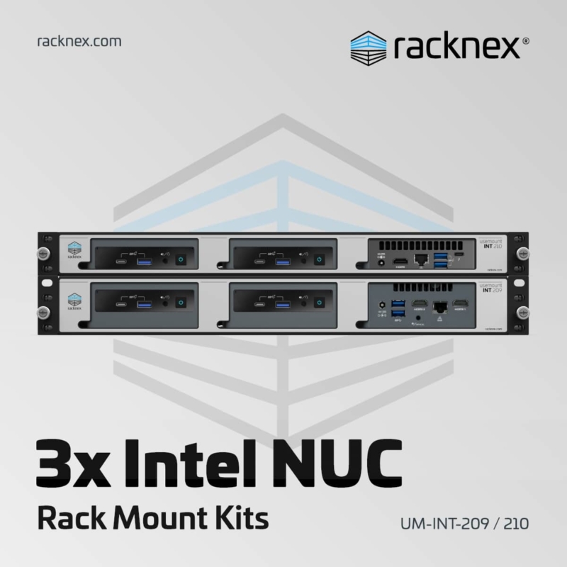 X Intel Nuc Rack Mount Kits Racknex