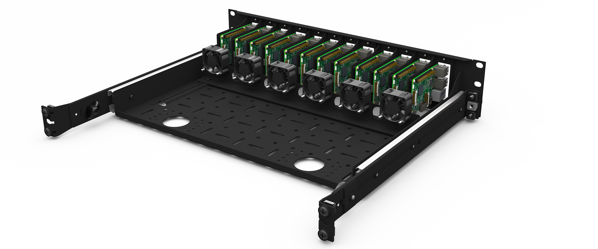 19" Raspberry Pi rack mount - UM-SBC-214