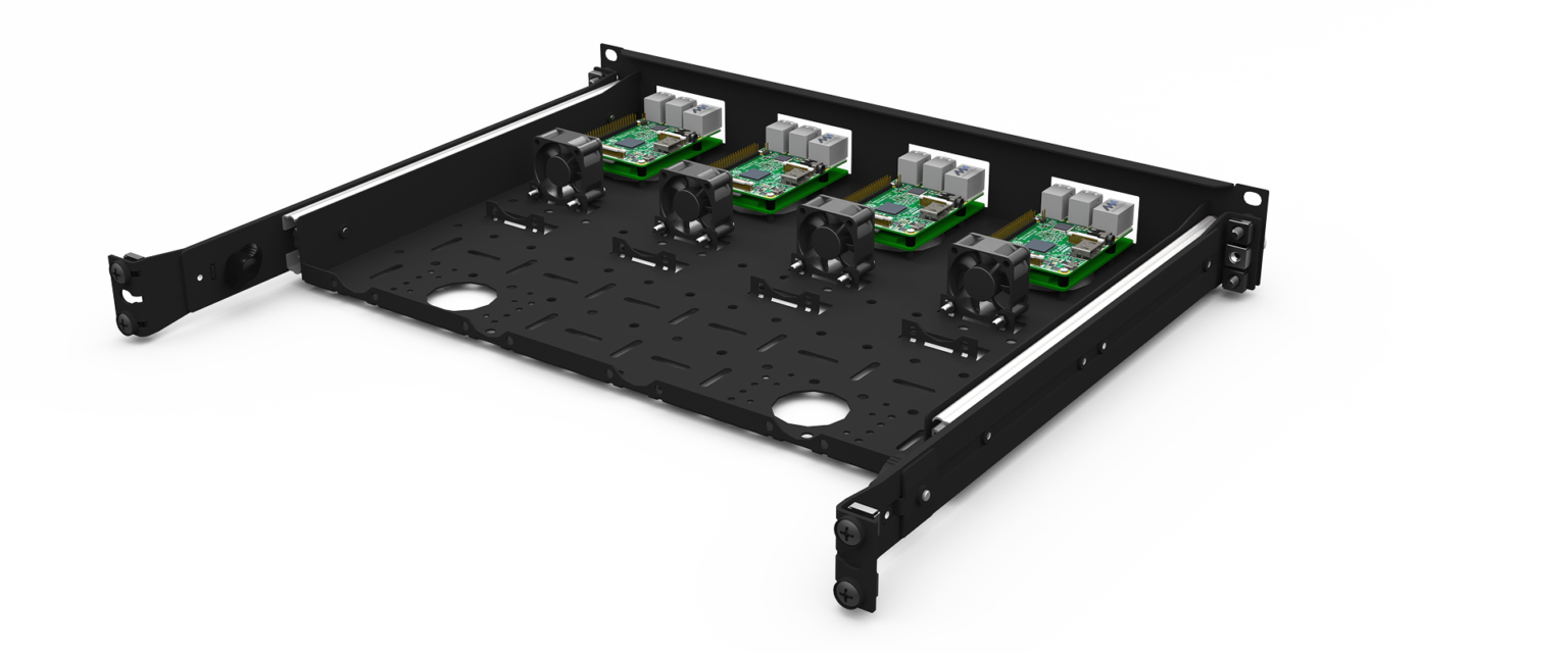 Raspberry Pi Rackmount Kit | 4x Slot | UM-SBC-215 | racknex