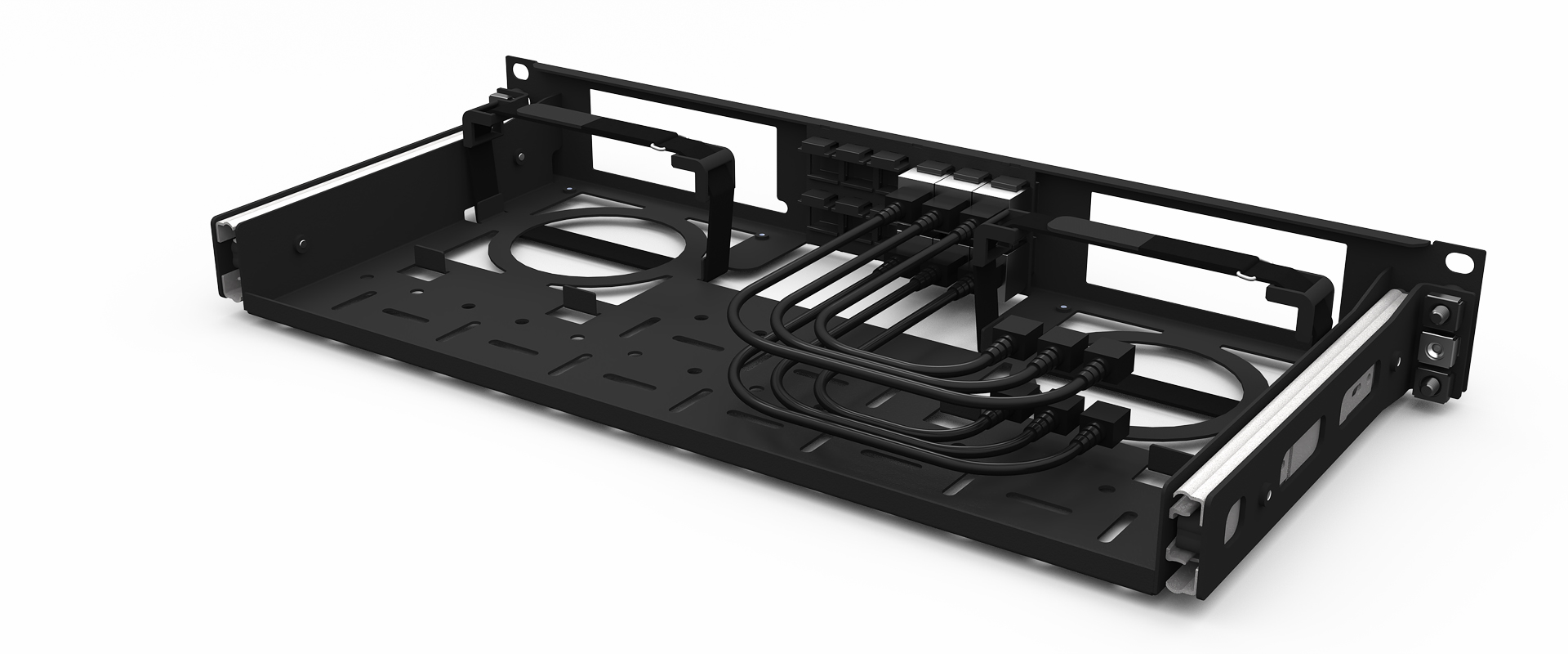 Mac Mini Rack Mount Kit for 2x Mac Mini, 19 inch, 1.33U - UM-APP-208