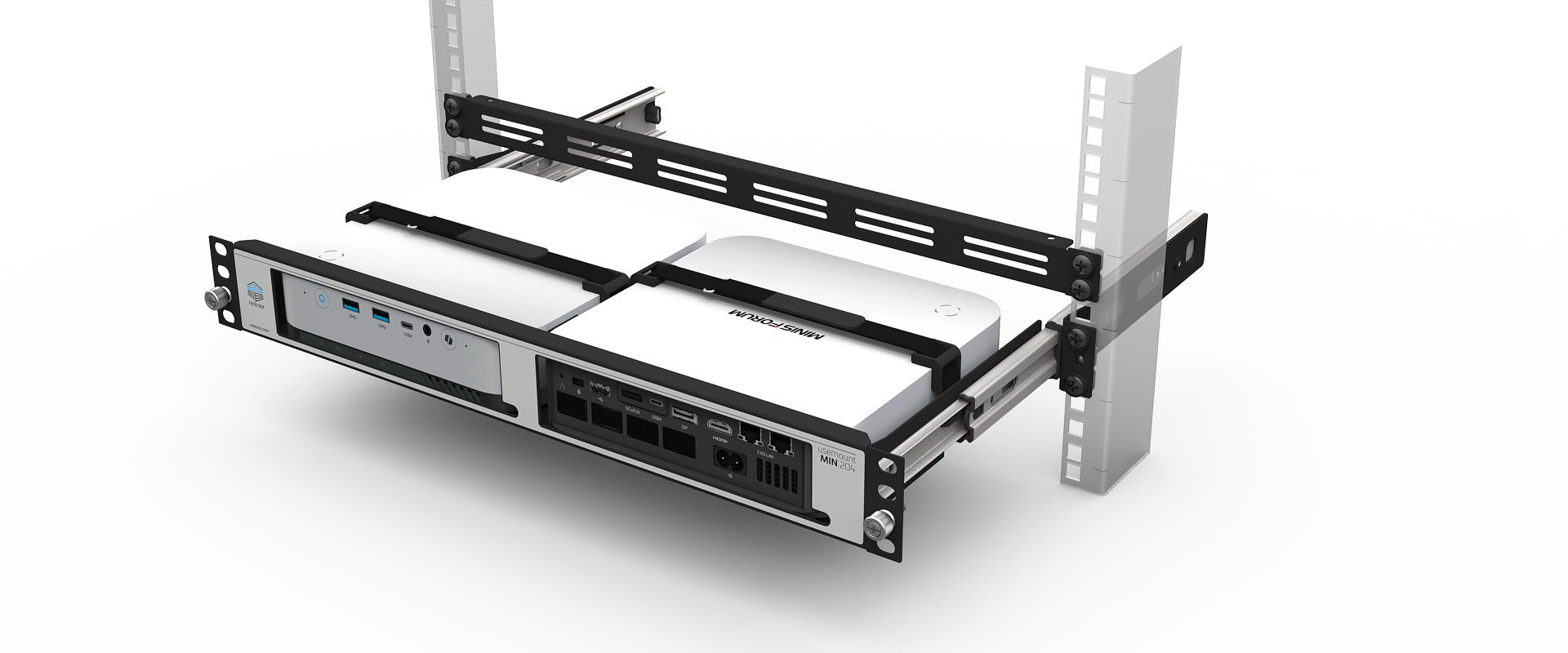 Minisforum AI X1 Pro Rack Mount Kit - UM-MIN-204