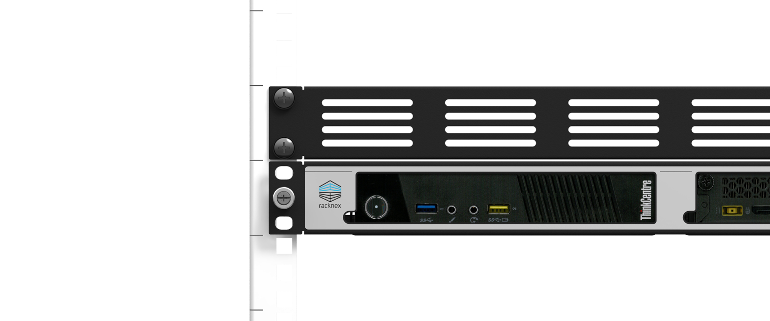 Thinkcenter Mini Rack Lenovo ThinkCentre Tiny / ThinkStation Tiny Rackmount Kit