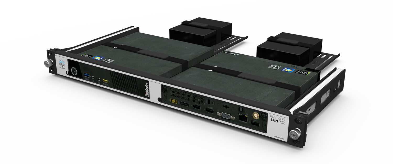 Thinkcenter Mini Rack Lenovo ThinkCentre Tiny / ThinkStation Tiny Rackmount Kit