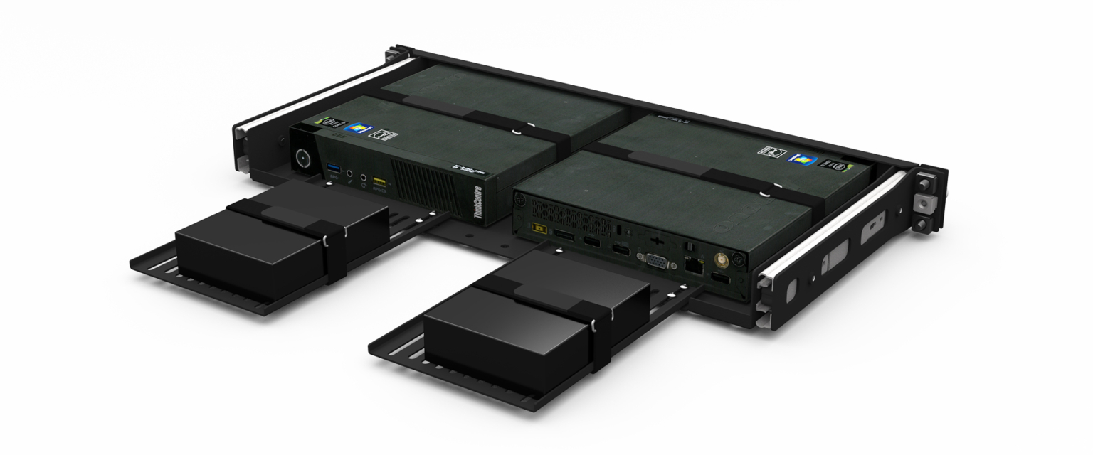 Thinkcentre Mini Rack Lenovo ThinkCentre Tiny / ThinkStation Tiny Rackmount Kit