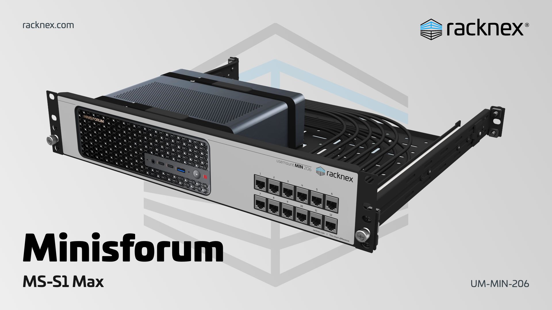 Minisforum MS-S1 Max Rack Mount Kit Minisforum MS-S1 Max Rack Mount Kit