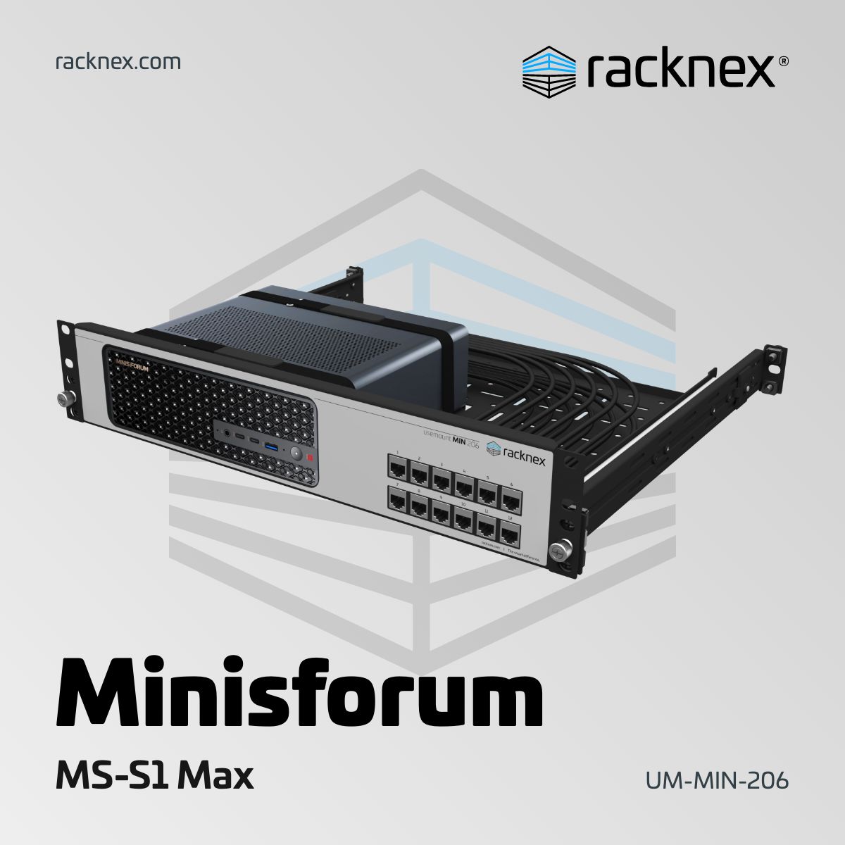 Minisforum MS-S1 Max Rackmount Kit Minisforum MS-S1 Max Rackmount Kit