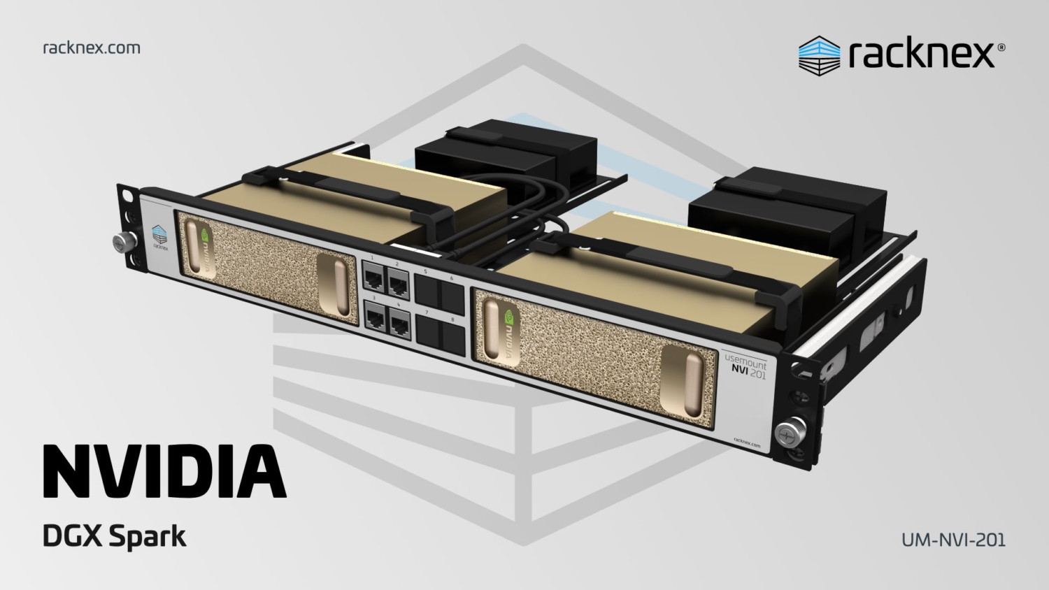 How to Mount an NVIDIA DGX Spark in a 19-inch Rack | racknex