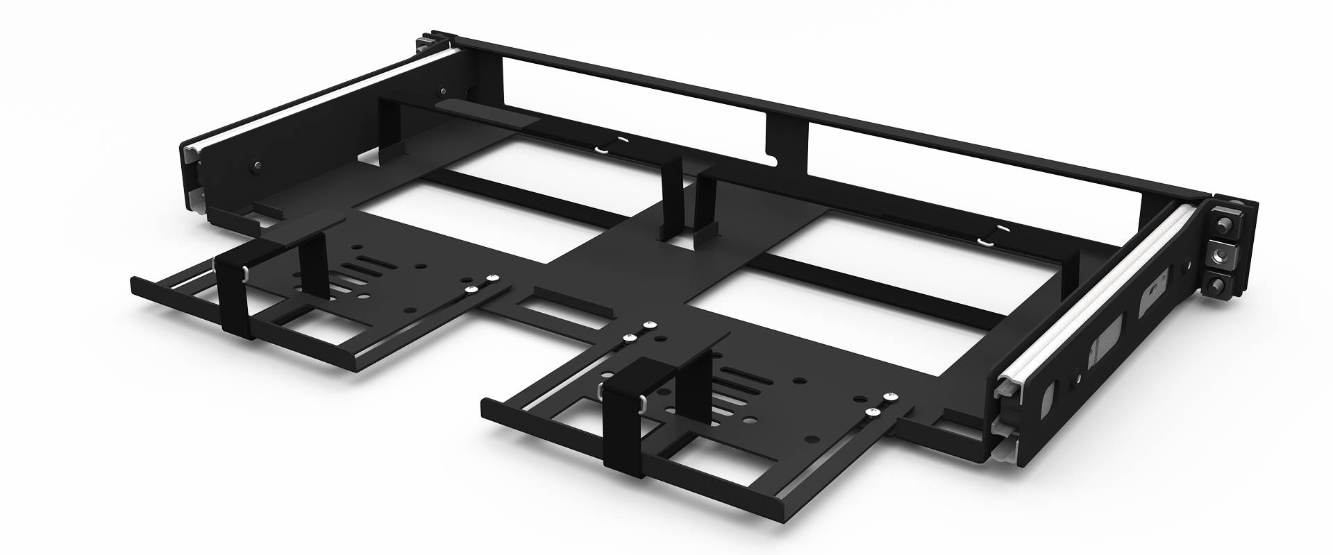 Rack Mount Kit Voor Shure SLX SLXD4 - 19 Inch Hardware Voor Draadloze Ontvanger
