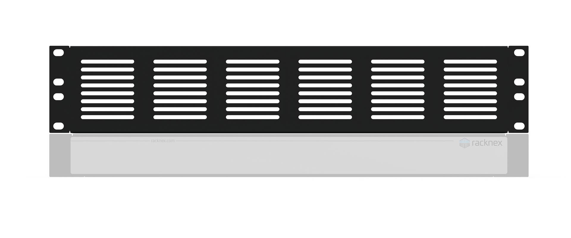 zr-frv-005 with Rack Panel, U-Form, on 1U Rackmount Kit