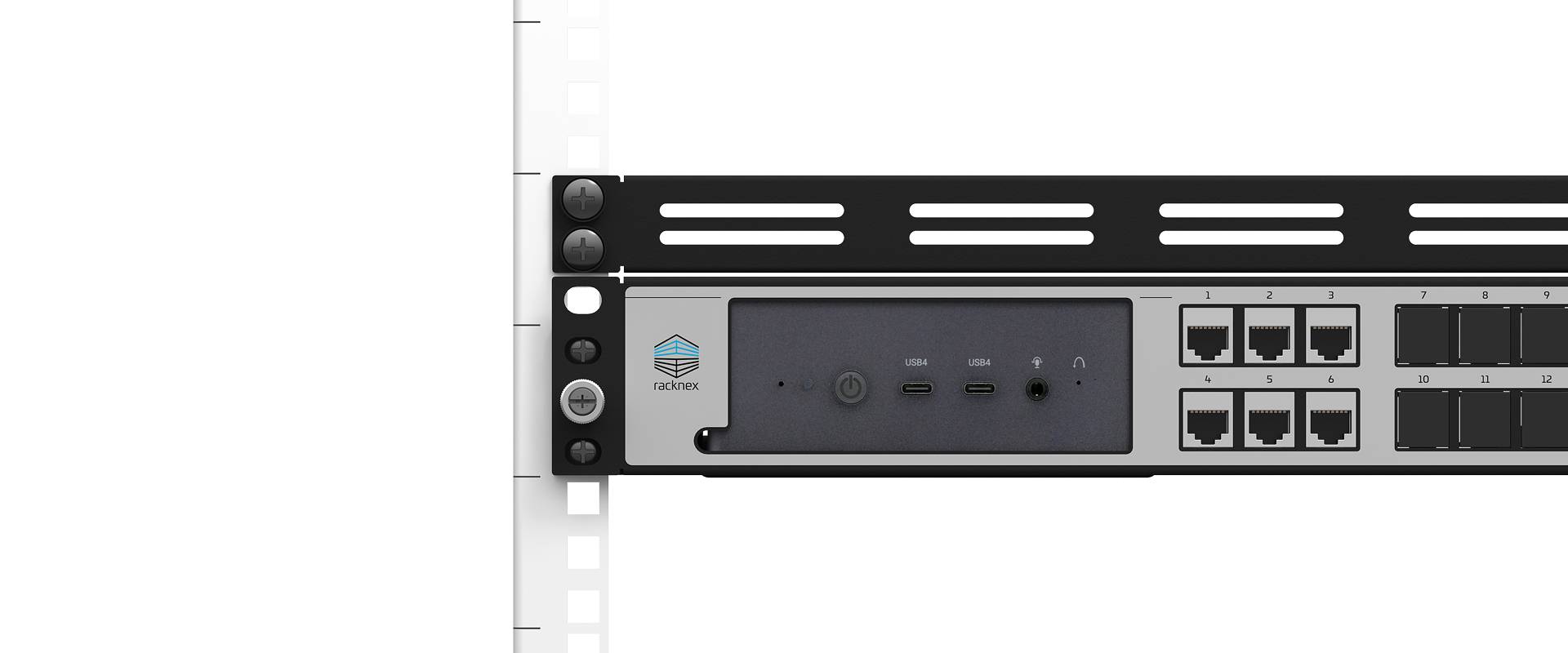 Minisforum UM790 Pro Rackmount Kit 19 inch